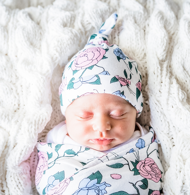 Flower Power Baby Beanie